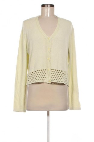 Γυναικεία ζακέτα United Colors Of Benetton, Μέγεθος L, Χρώμα Κίτρινο, Τιμή 3,99 €