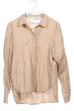 Női ing Selected Femme, Méret XS, Szín Bézs, Ár 6 421 Ft