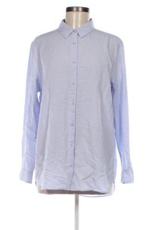 Γυναικείο πουκάμισο Uniqlo, Μέγεθος L, Χρώμα Μπλέ, Τιμή 6,99 €