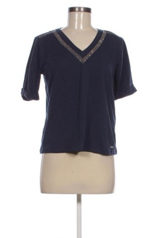 Γυναικείο t-shirt Liu Jo, Μέγεθος XS, Χρώμα Μπλέ, Τιμή 10,99 €