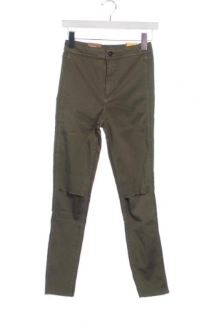 Damskie jeansy H&M, Rozmiar XS, Kolor Zielony, Cena 27,99 zł