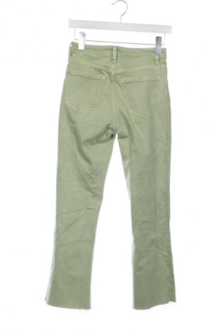 Дамски дънки Zara, Размер XS, Цвят Зелен, Цена 4,09 €