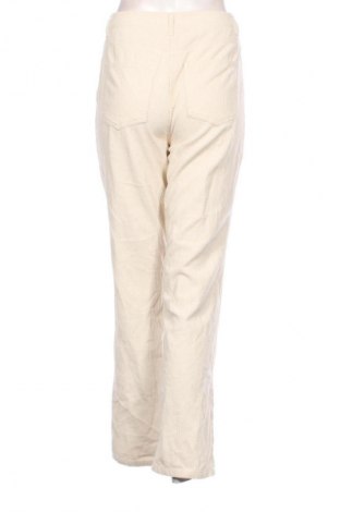 Pantaloni de velvet de femei Cache Cache, Mărime M, Culoare Ecru, Preț 37,99 Lei