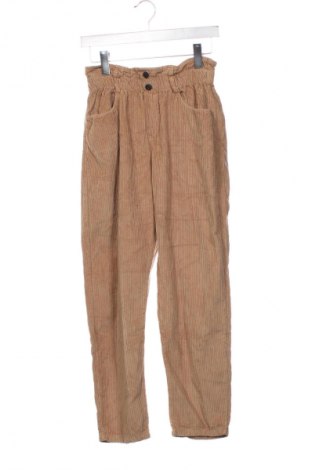 Dámské manšestráky  Unbranded, Velikost XS, Barva Hnědá, Cena  49,00 Kč