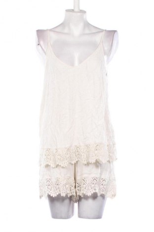 Kurzer Damenoverall H&M, Größe XL, Farbe Ecru, Preis 10,99 €