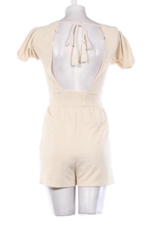 Kurzer Damenoverall Zara, Größe S, Farbe Ecru, Preis 14,99 €