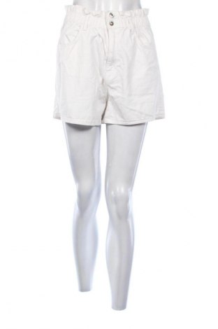 Damskie szorty Sinsay, Rozmiar L, Kolor ecru, Cena 22,99 zł