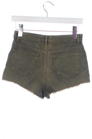 Γυναικείο κοντό παντελόνι Topshop, Μέγεθος XS, Χρώμα Πράσινο, Τιμή 5,99 €