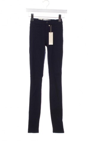 Γυναικείο παντελόνι Pieces, Μέγεθος XXS, Χρώμα Μπλέ, Τιμή 6,99 €