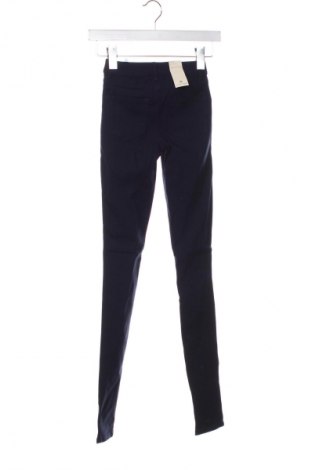 Γυναικείο παντελόνι Pieces, Μέγεθος XXS, Χρώμα Μπλέ, Τιμή 6,99 €