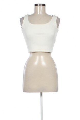 Damska koszulka na ramiączkach Sinsay, Rozmiar S, Kolor ecru, Cena 24,99 zł