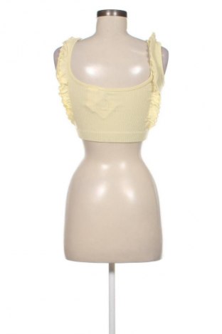 Damska koszulka na ramiączkach Sinsay, Rozmiar XS, Kolor Żółty, Cena 20,99 zł