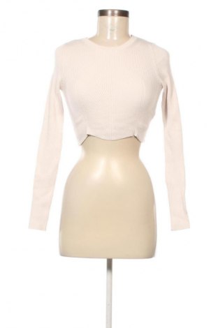 Damski sweter Bershka, Rozmiar S, Kolor Beżowy, Cena 45,99 zł