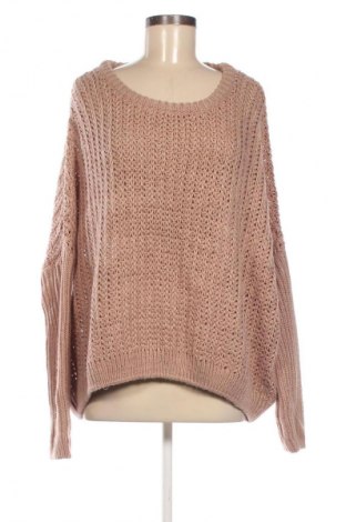 Γυναικείο πουλόβερ Broadway, Μέγεθος L, Χρώμα  Μπέζ, Τιμή 5,78 €