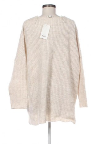 Dámsky pulóver C&A, Veľkosť XXL, Farba Kremová, Cena  5,00 €