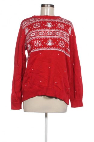 Дамски пуловер Manguun, Размер L, Цвят Червен, Цена 7,15 €