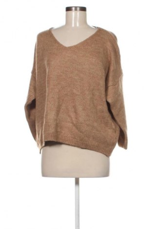 Damenpullover Moose, Größe L, Farbe Beige, Preis 10,02 €