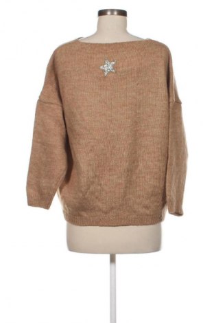 Damenpullover Moose, Größe L, Farbe Beige, Preis 10,02 €