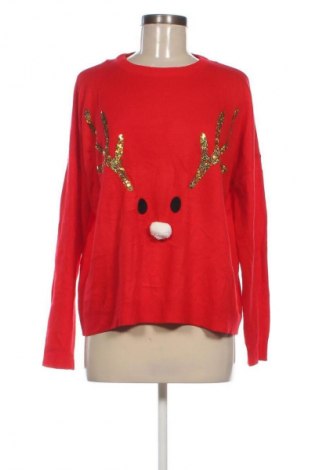 Dámsky pulóver ONLY, Veľkosť L, Farba Červená, Cena  10,95 €