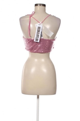 Damentop Neon & Nylon by Only, Größe L, Farbe Rosa, Preis 16,99 €