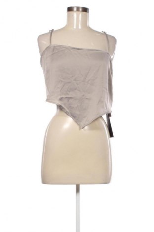 Γυναικείο τοπ Weekday, Μέγεθος L, Χρώμα Γκρί, Τιμή 10,99 €