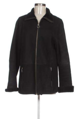 Damski skórzany płaszcz Unbranded, Rozmiar S, Kolor Czarny, Cena 624,99 zł