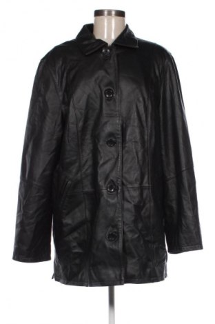 Дамско кожено палто Unbranded, Размер XL, Цвят Черен, Цена 15,84 €
