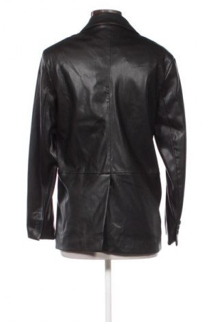 Γυναικείο δερμάτινο μπουφάν Bershka, Μέγεθος XS, Χρώμα Μαύρο, Τιμή 5,99 €