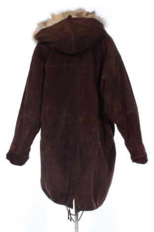 Γυναικείο δερμάτινο μπουφάν Unbranded, Μέγεθος XL, Χρώμα Καφέ, Τιμή 41,45 €