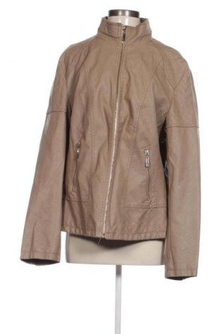 Dámská kožená bunda  Unbranded, Velikost 3XL, Barva Hnědá, Cena  499,00 Kč