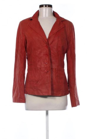 Дамско кожено яке Vera Varelli, Размер M, Цвят Червен, Цена 30,25 €