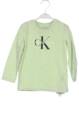 Детска блуза Calvin Klein Jeans, Размер 18-24m/ 86-98 см, Цвят Зелен, Цена 13,80 €