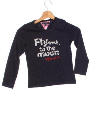 Bluză pentru copii Tommy Hilfiger, Mărime 7-8y/ 128-134 cm, Culoare Albastru, Preț 51,10 Lei