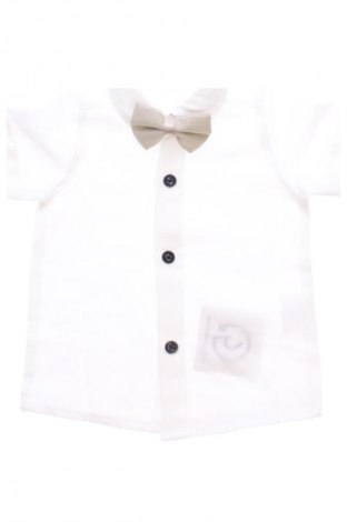 Kinderhemd Unbranded, Größe 2-3m/ 56-62 cm, Farbe Weiß, Preis 1,99 €