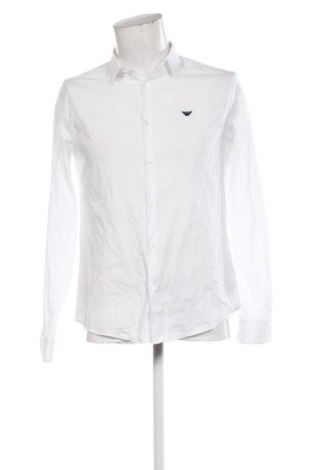 Męska koszula Emporio Armani, Rozmiar L, Kolor Biały, Cena 363,99 zł