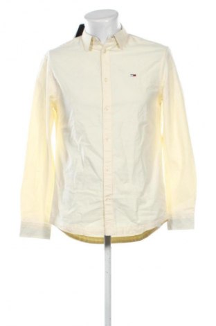 Férfi ing Tommy Jeans, Méret S, Szín Sárga, Ár 12 099 Ft
