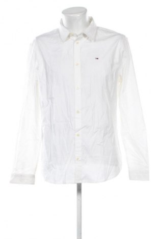 Ανδρικό πουκάμισο Tommy Jeans, Μέγεθος XL, Χρώμα Εκρού, Τιμή 23,99 €