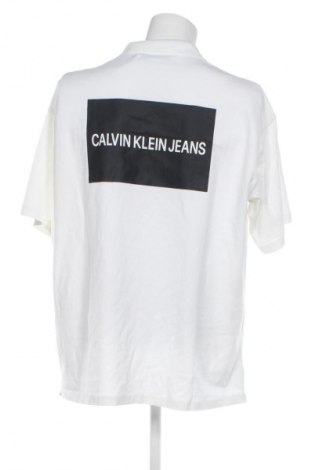 Мъжка тениска Calvin Klein Jeans, Размер XL, Цвят Бял, Цена 49,73 €