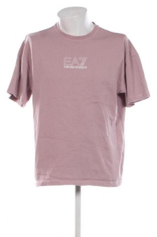 Męski T-shirt Emporio Armani, Rozmiar L, Kolor Popielaty róż, Cena 172,99 zł