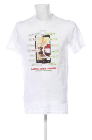 Férfi póló Pull&Bear, Méret M, Szín Fehér, Ár 6 157 Ft