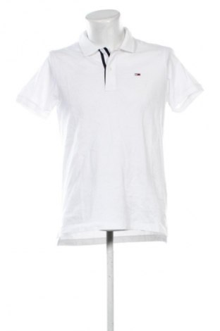 Herren T-Shirt Tommy Jeans, Größe L, Farbe Weiß, Preis € 31,99