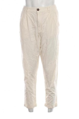 Pantaloni de bărbați Rebel, Mărime L, Culoare Ecru, Preț 51,99 Lei