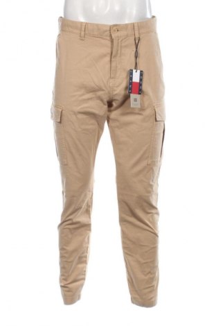 Pantaloni de bărbați Tommy Jeans, Mărime M, Culoare Bej, Preț 358,99 Lei