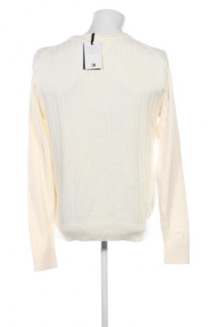 Pulover de bărbați Tommy Hilfiger, Mărime L, Culoare Ecru, Preț 222,99 Lei