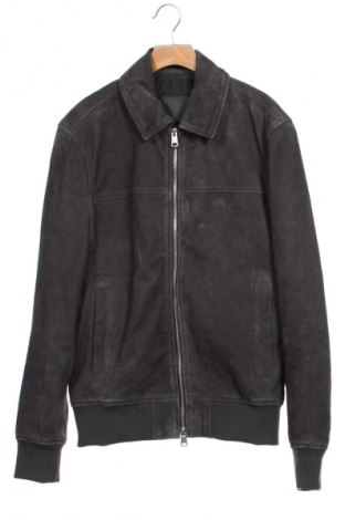 Pánská kožená bunda  AllSaints, Velikost XS, Barva Šedá, Cena  4 299,00 Kč