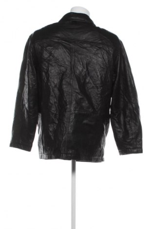 Мъжко кожено яке Unbranded, Размер M, Цвят Черен, Цена 39,36 €
