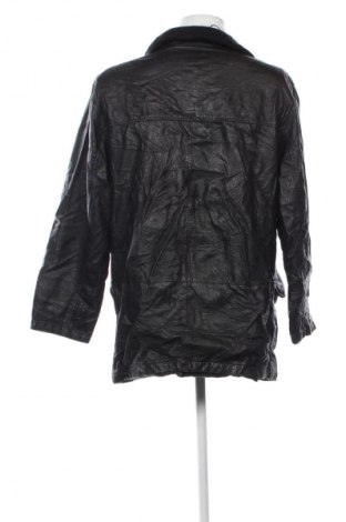 Мъжко кожено яке Unbranded, Размер L, Цвят Черен, Цена 14,31 €