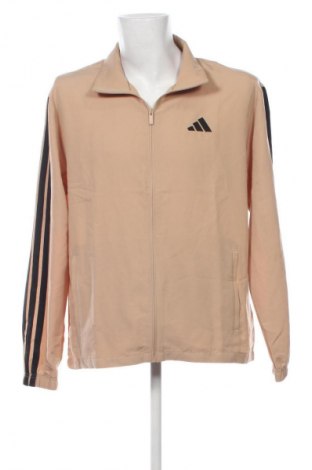 Herrenjacke Adidas, Größe L, Farbe Beige, Preis 49,99 €