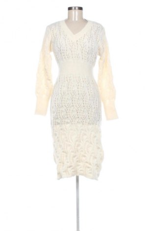 Kleid Unbranded, Größe M, Farbe Ecru, Preis 12,99 €