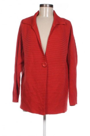 Damski kardigan Gina Laura, Rozmiar L, Kolor Czerwony, Cena 19,99 zł